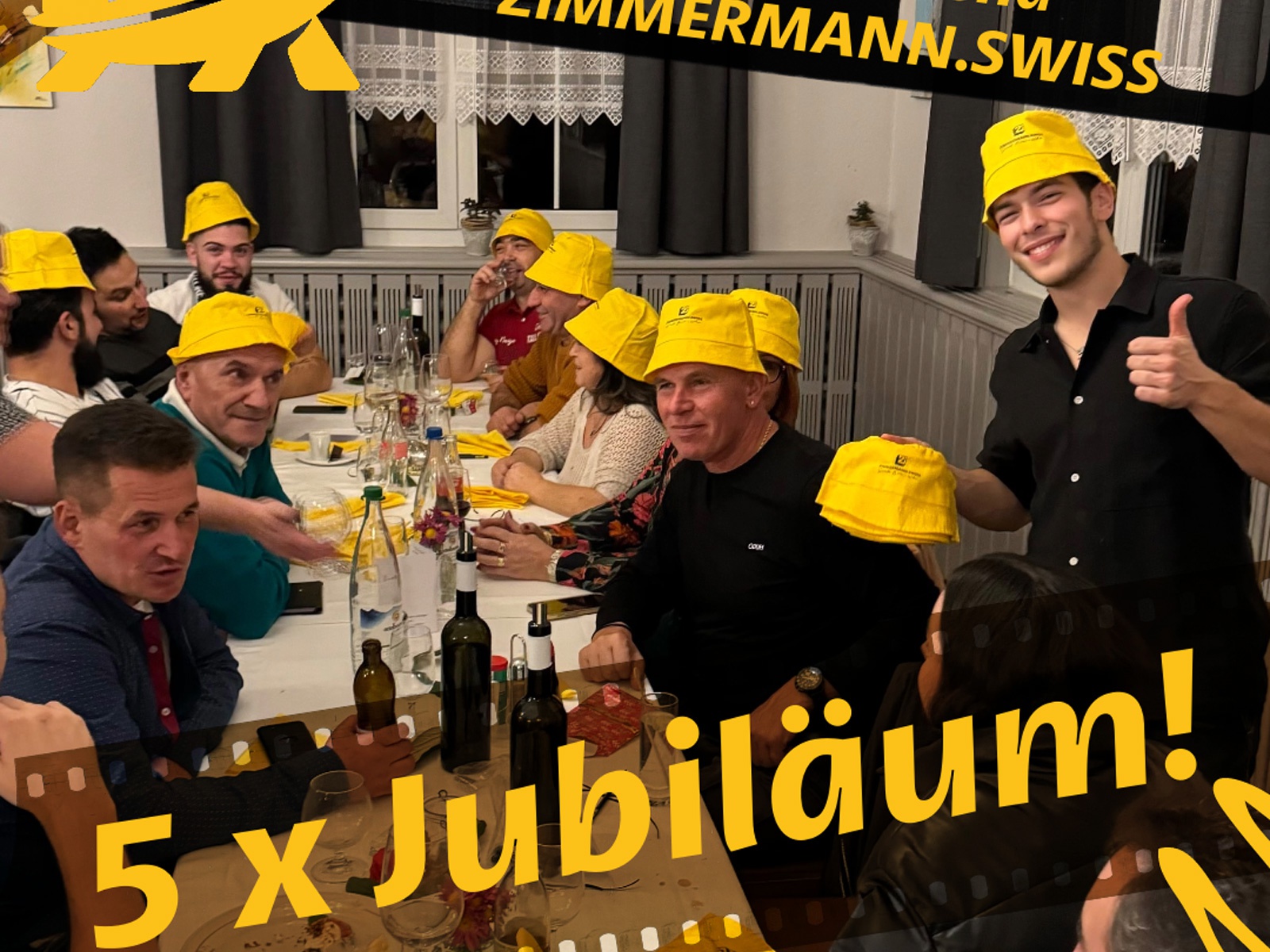 5 Jubilaren am Betriebsabend 2023!